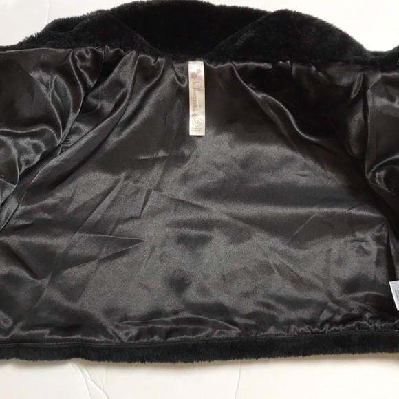 NWT/ Cherokee | faux fur shrug girl’s size XL - Picture 5 of 11